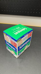 Salonpas pain relief patch packaging details for arthritis and backache