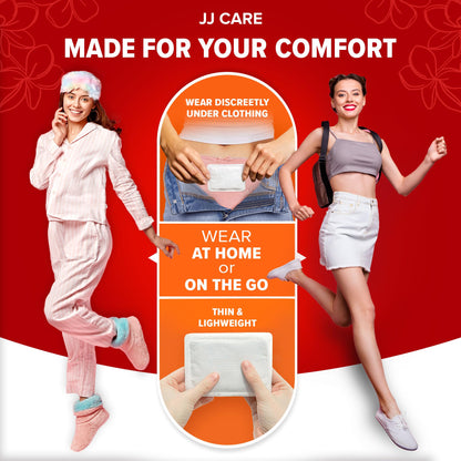 Long lasting thermal therapy patch for soothing uterine muscles during menstrual cycles