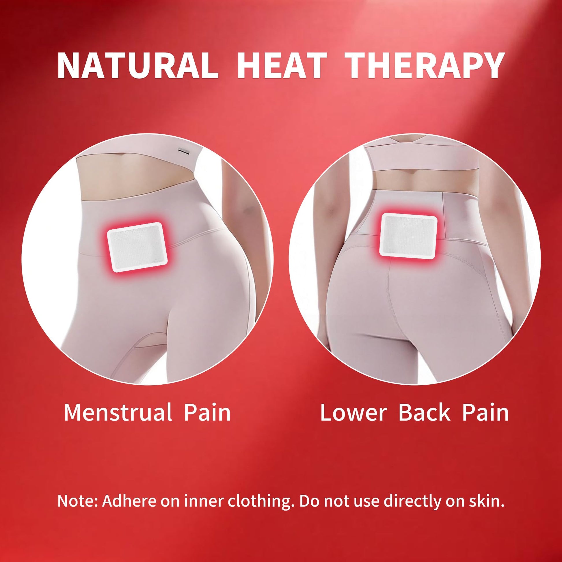 Six pack box of Ifory cordless menstrual warm wraps showcasing travel friendly portable packaging design.