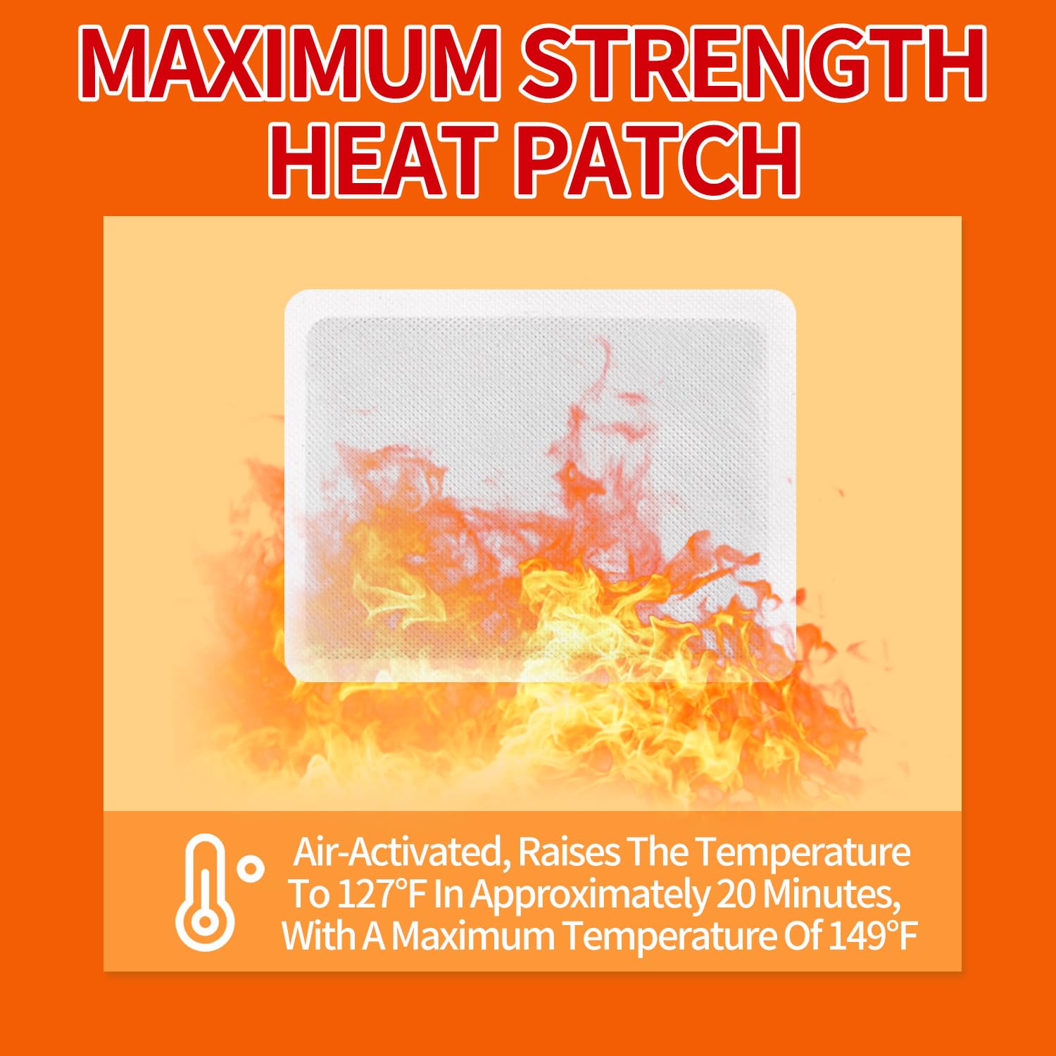 Ultra thin profile view of the menstrual heat therapy patch demonstrating how it hides under daily clothing.