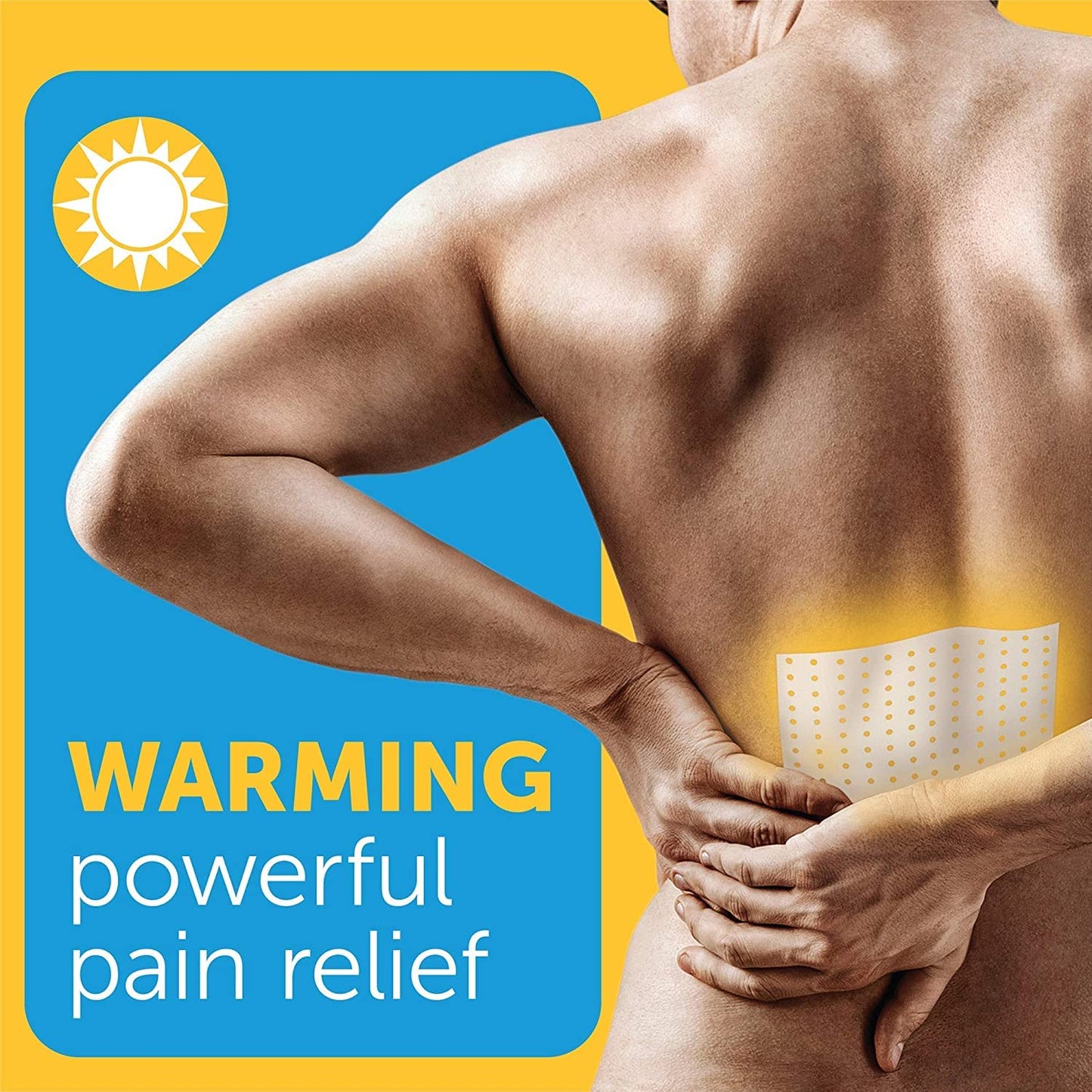 Large sized Coralite warm therapy medicated patches for arthritis pain relief.