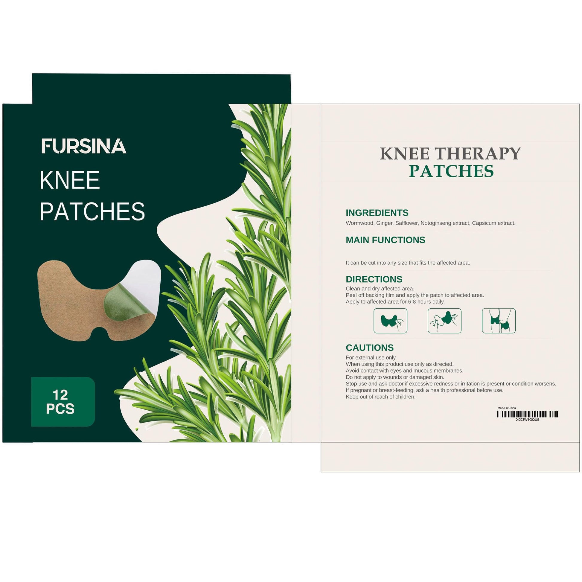 FURSINA authentic USA imported wellness product box showing clear labeling and quality seal