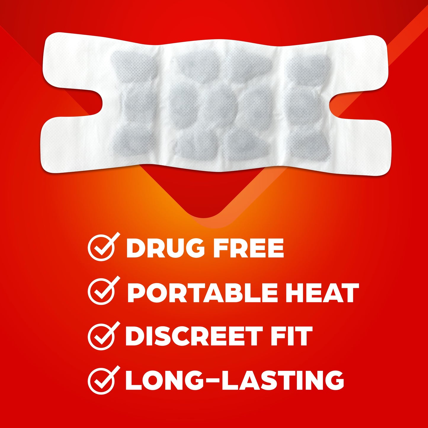 ThermaCare drug free arthritis relief patches side view showing box contents