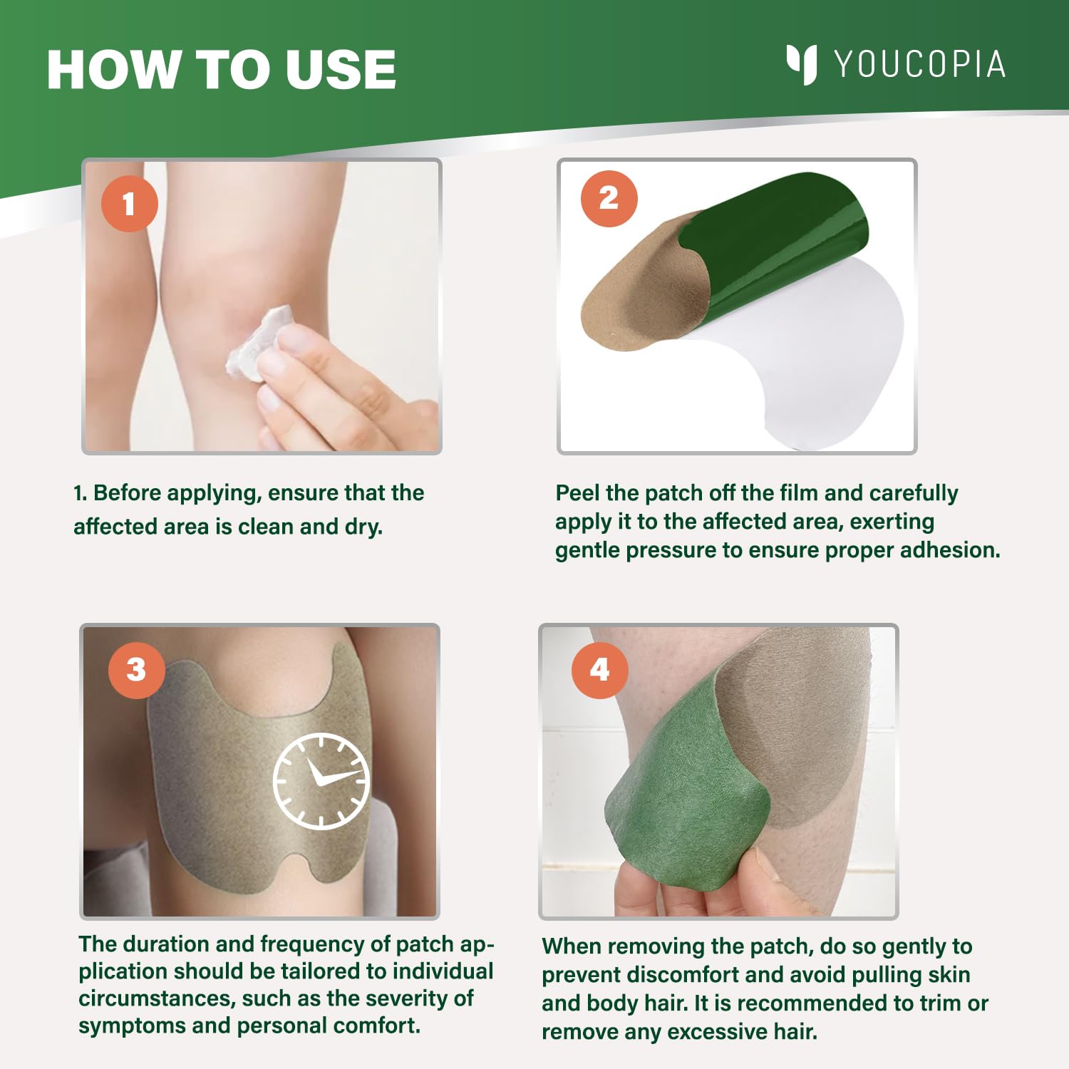Authentic imported personal care patches displaying packaging details and twelve hour duration feature.