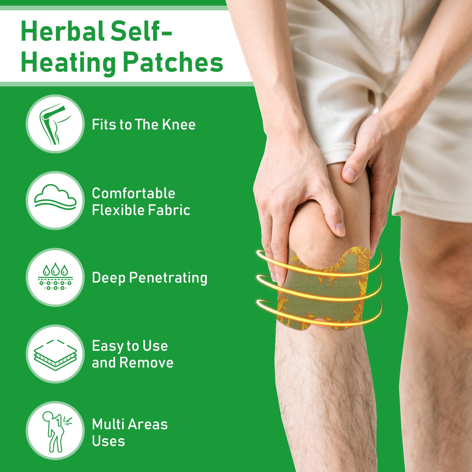 Natural wormwood extract sticker pack displaying the 42 pieces of breathable therapeutic plasters.