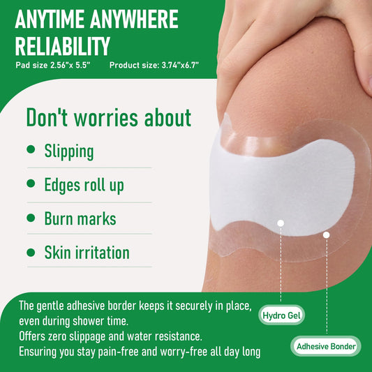 Careland waterproof topical analgesic patches with lidocaine and menthol for joint care