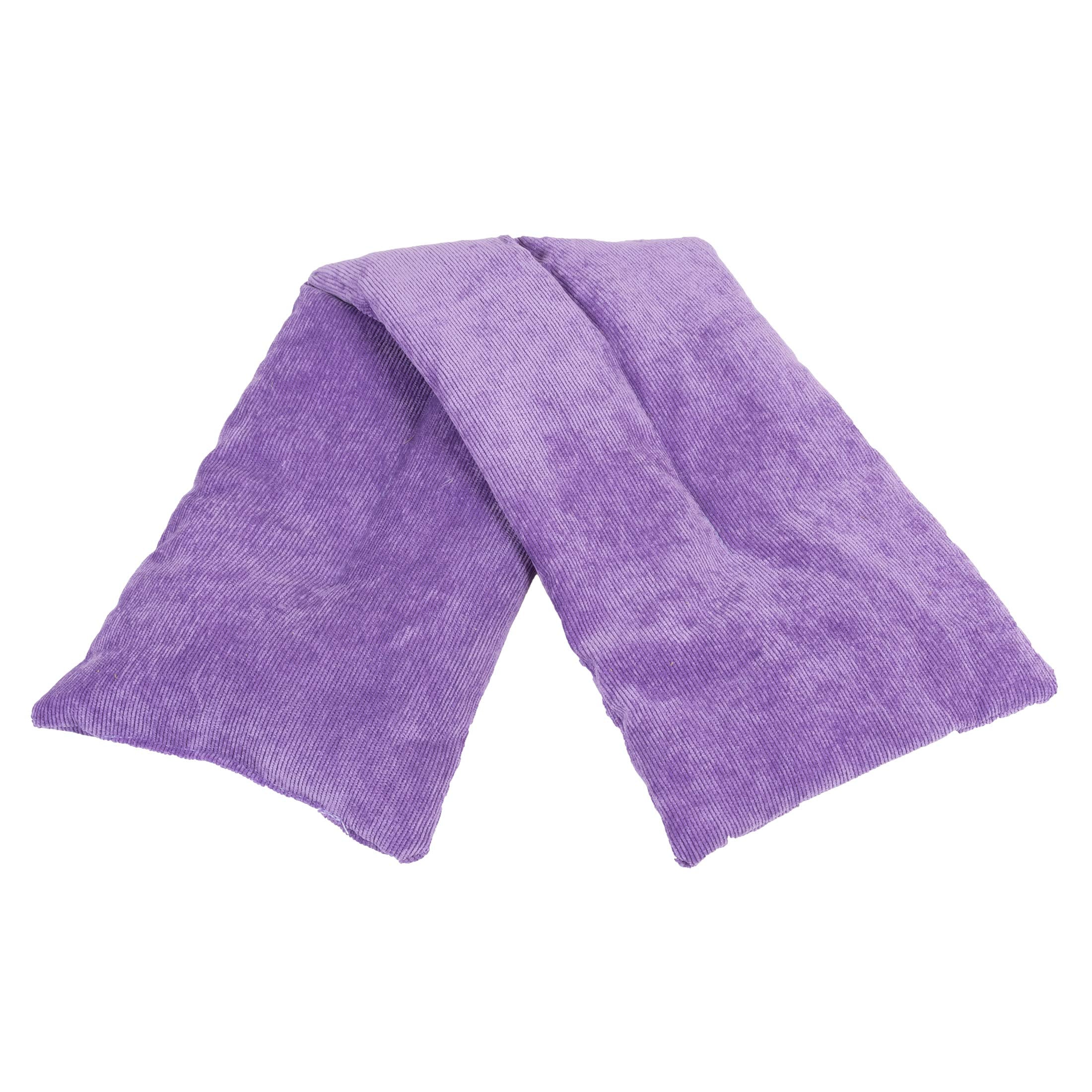 Bed Buddy hot and cold therapy comfort wrap laid flat to display the full length and premium stitching.