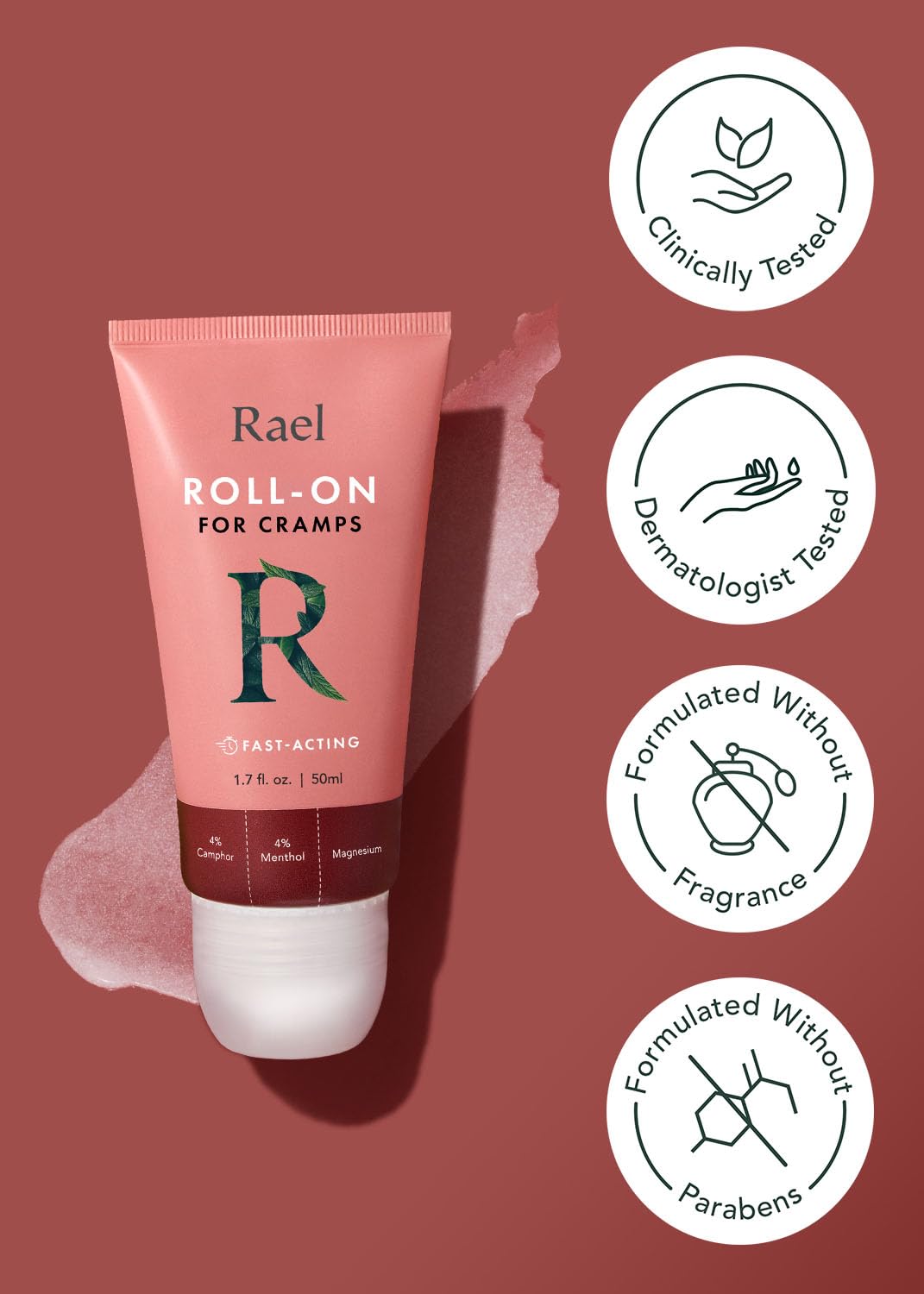 Authentic USA imported Rael pain relief roll on for Indian consumers