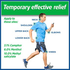 Salonpas large topical analgesic patch dimensions and coverage illustration