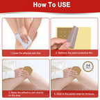 Sixty pack tiger pain relief patch showing breathable flexible material.