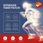 Natural plant extract warming patches detailed view of adhesive backing.
