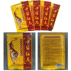 CLIUNT Tiger Patches packaging layout displaying all 96 counts included in the imported wellness kit.