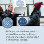 LOLA premium personal care imported heating patches box highlighting targeted muscular relaxation