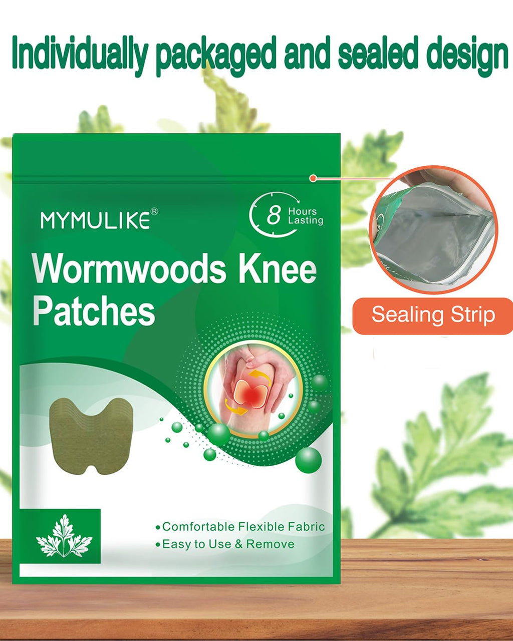Authentic USA imported premium packaging of Vowel's Enterprise joint relief patches with natural ingredients list.