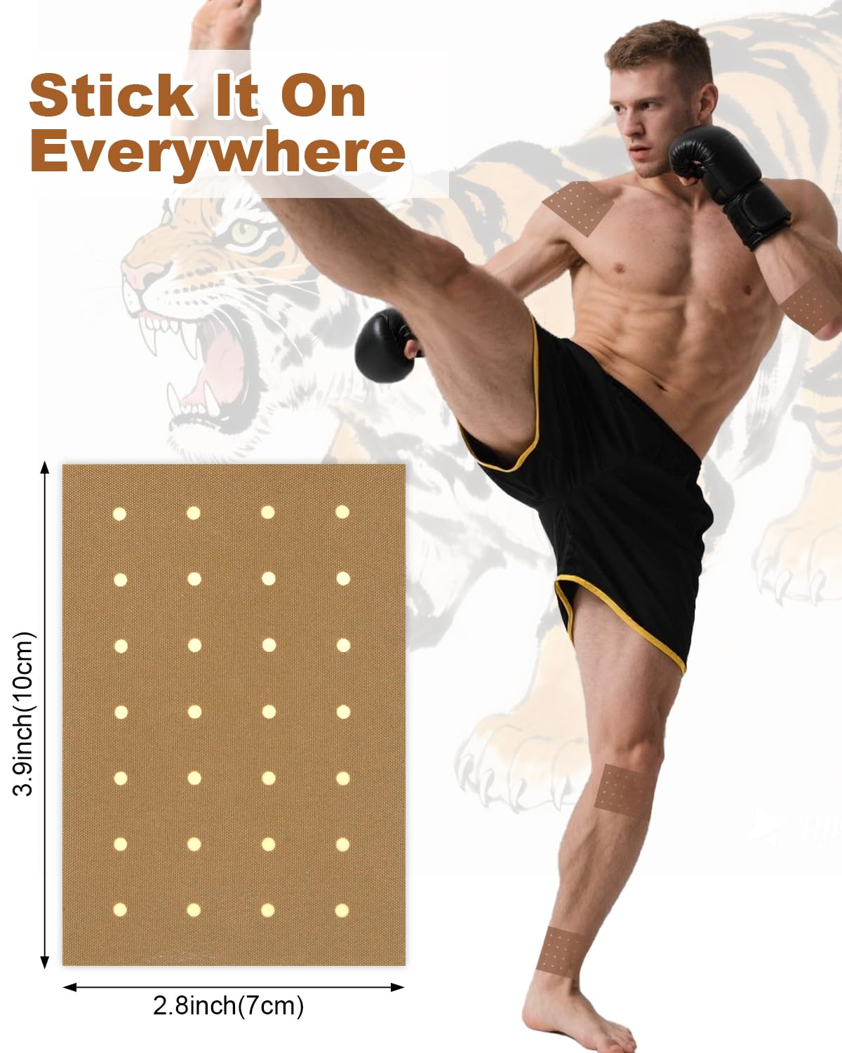 Authentic CLIUNT herbal adhesive plasters pack showing 24 hour deep joint warmth feature.