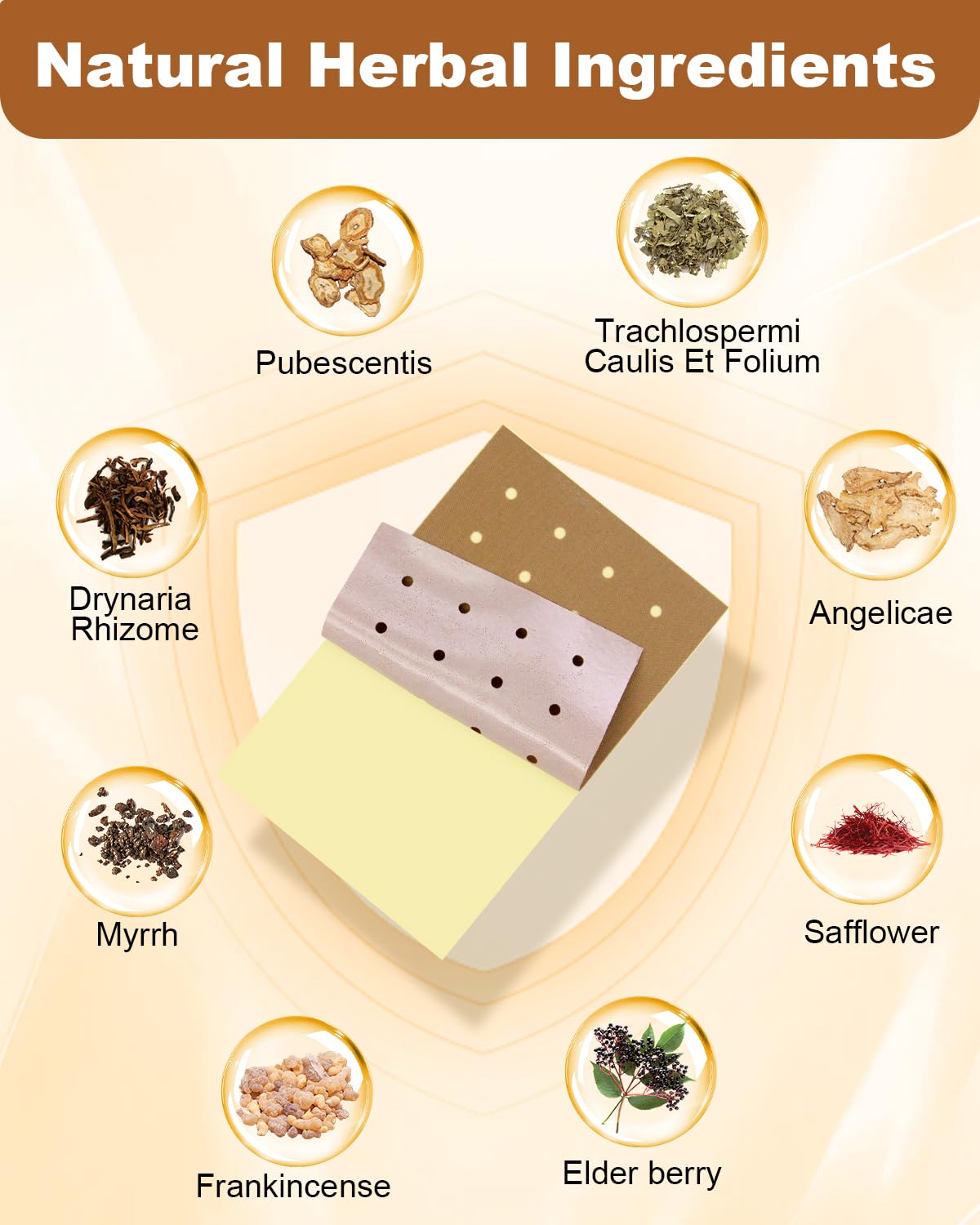 Premium imported USA pain relief patch showing flexible non woven fabric texture.
