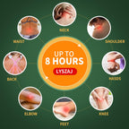 Breathable backing of the botanical extract joint comfort plaster