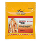 Back panel of Tiger Balm patch package detailing drug facts and ingredients