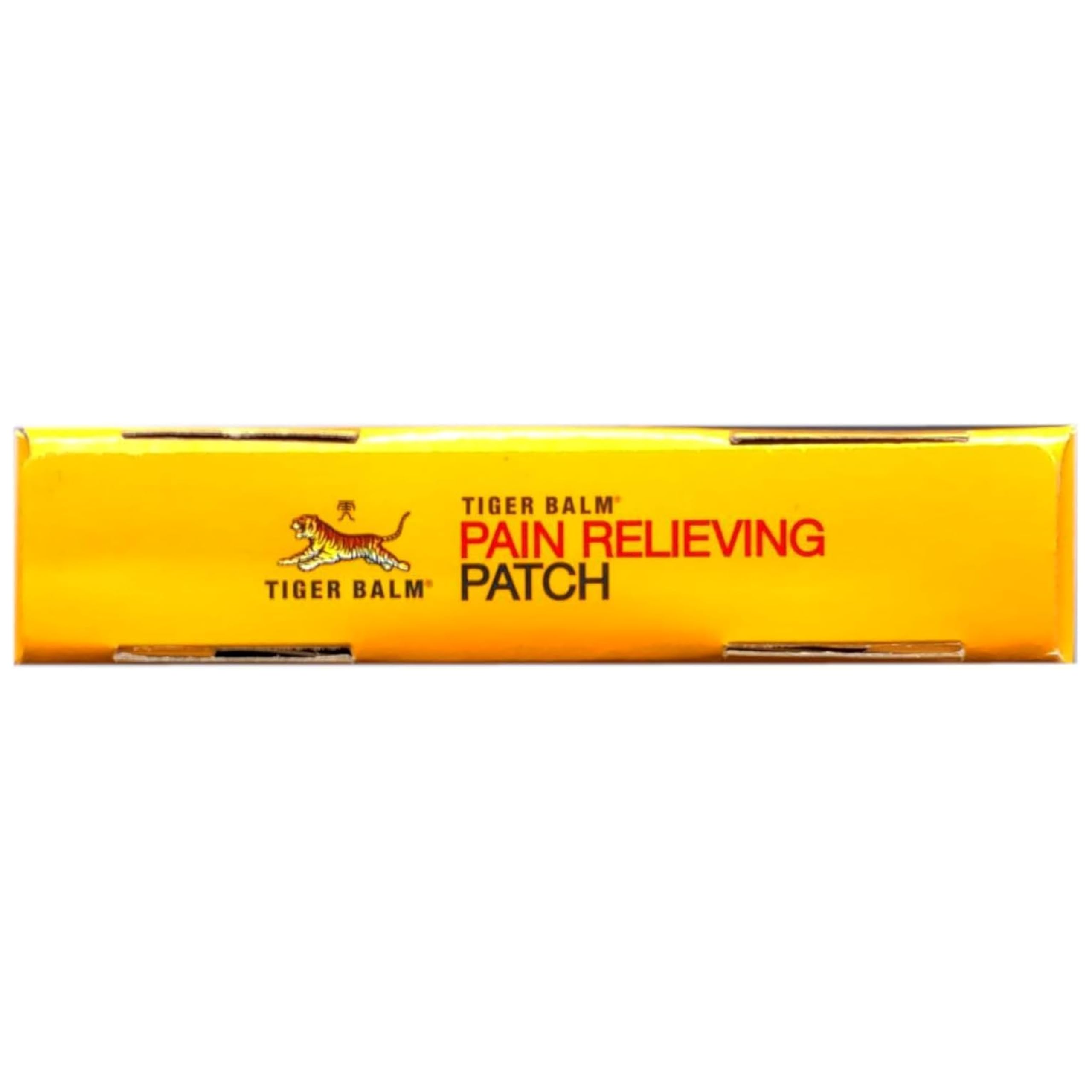 Tiger Balm topical analgesic patch for targeted shoulder and back pain relief