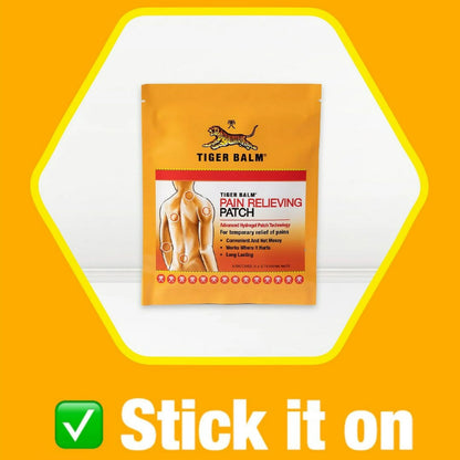 Tiger Balm mess free warming patch for joint stiffness management