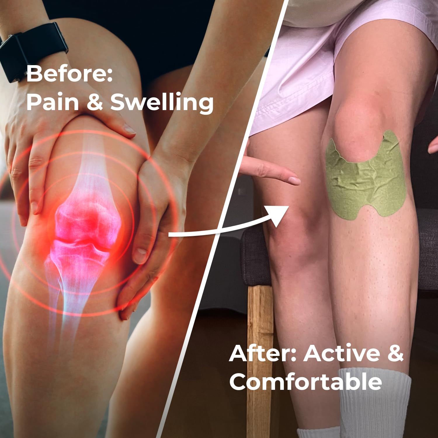 Back label of Wellnee herbal plaster displaying natural ingredients and usage steps.