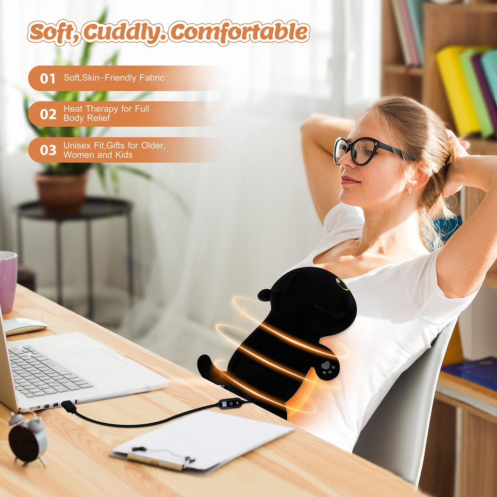 Exquisite gift packaging boxes for the Auspicious Beginning premium electric menstrual pain relief stuffed animal line