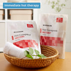 McKesson disposable hot pack single unit showing six by nine inch dimensions