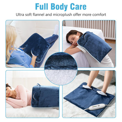 Proaller full body use heating pad applied to the back and shoulders