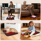 Full packaging and box contents of the authentic Hodeamy imported electric foot warming mat