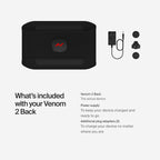 The wearable athletic recovery device laid flat showing the full heating surface panel.