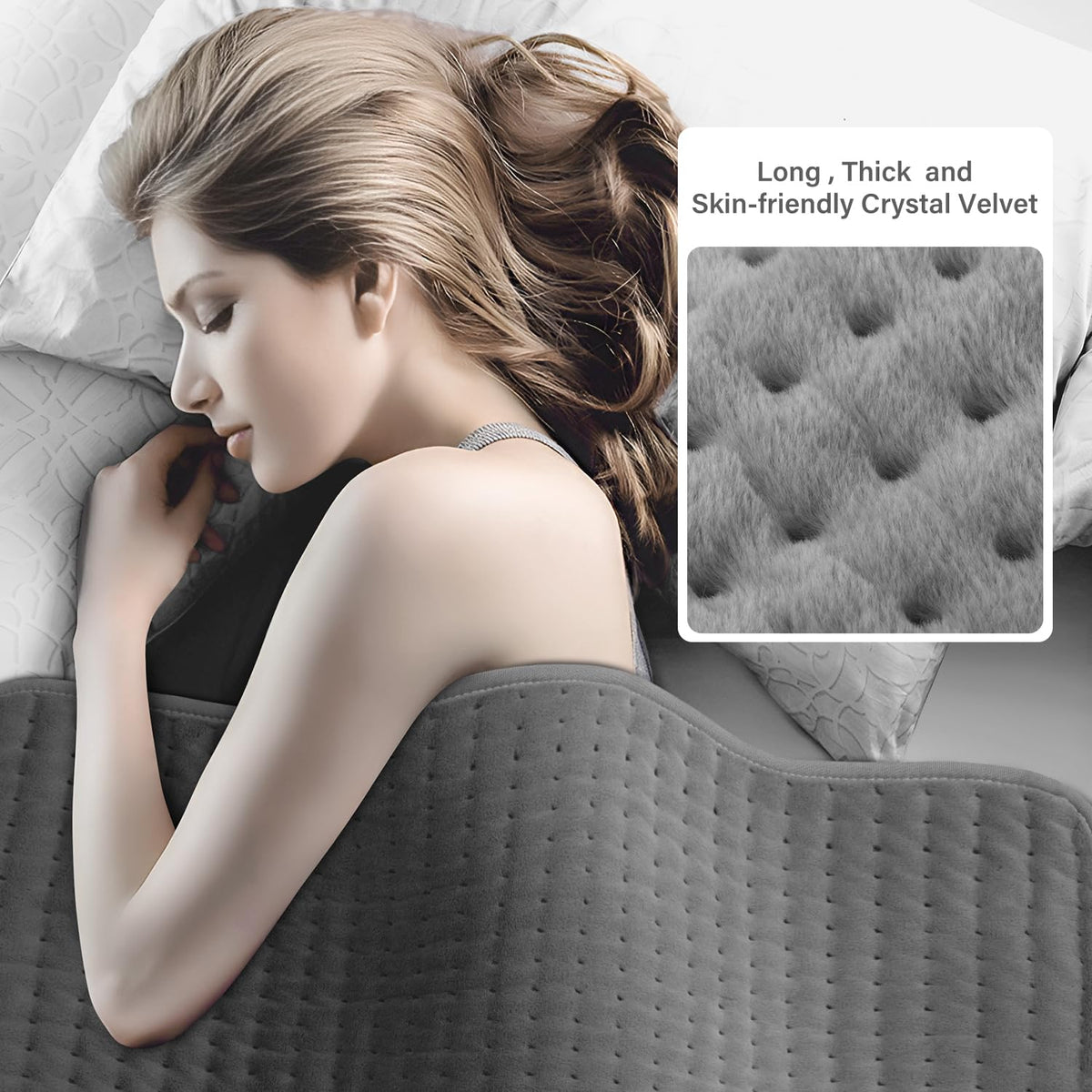 Luwanda imported therapeutic heat pad packaging and product contents for home wellness use