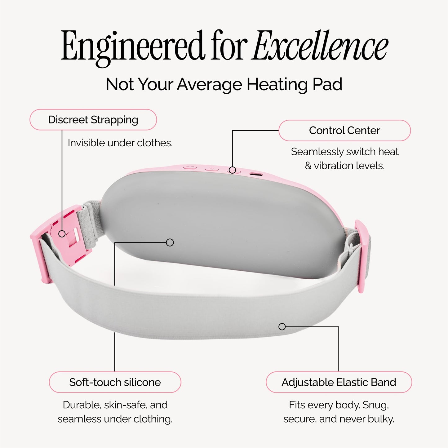 Zolly personal care warming device showcasing the universal serial bus type-C charging port location