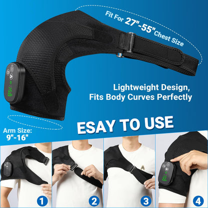 YUANBO cordless heat pad close up on the premium stitching and durable construction materials