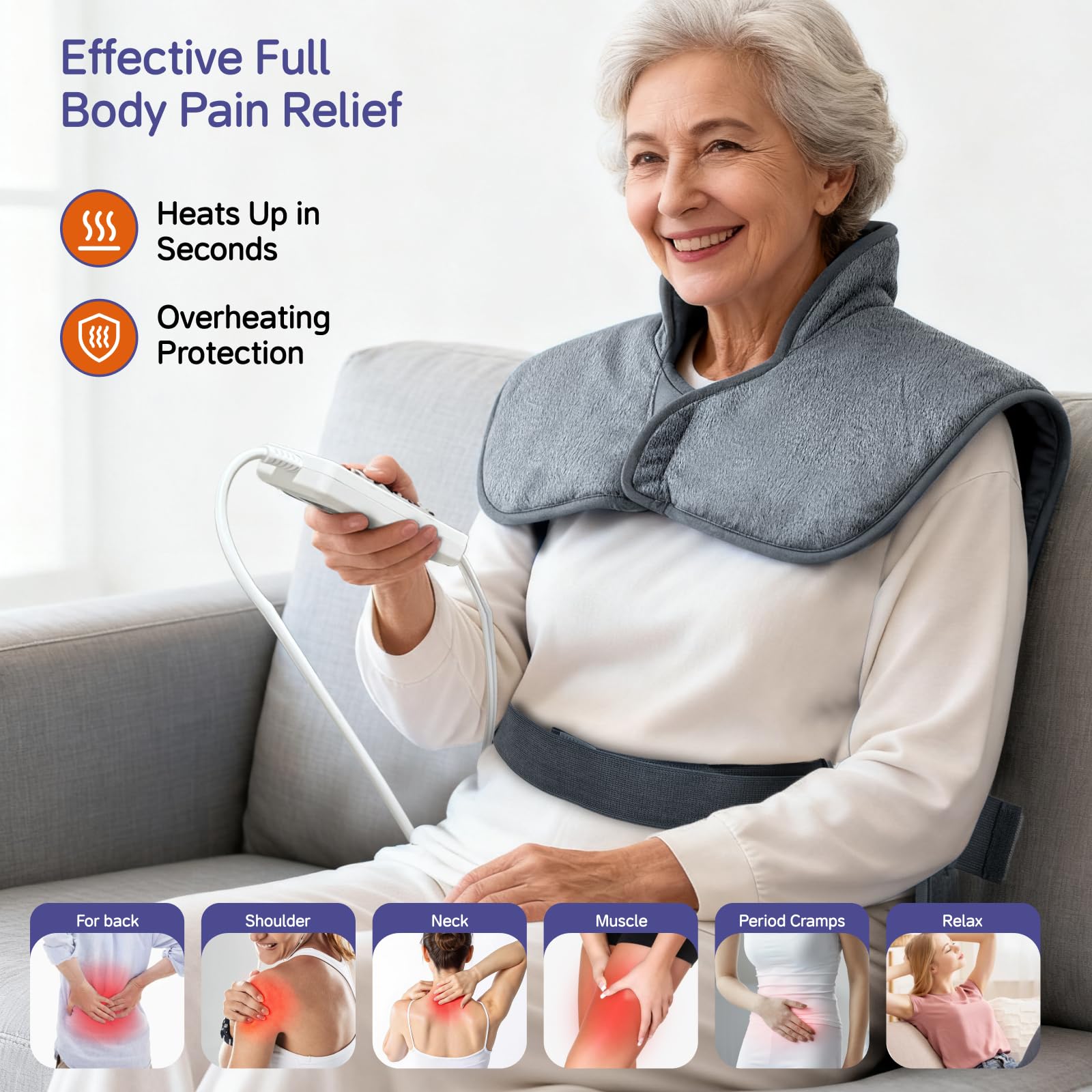 The premium soft fleece texture and high stand-up collar design of the imported neck wrap