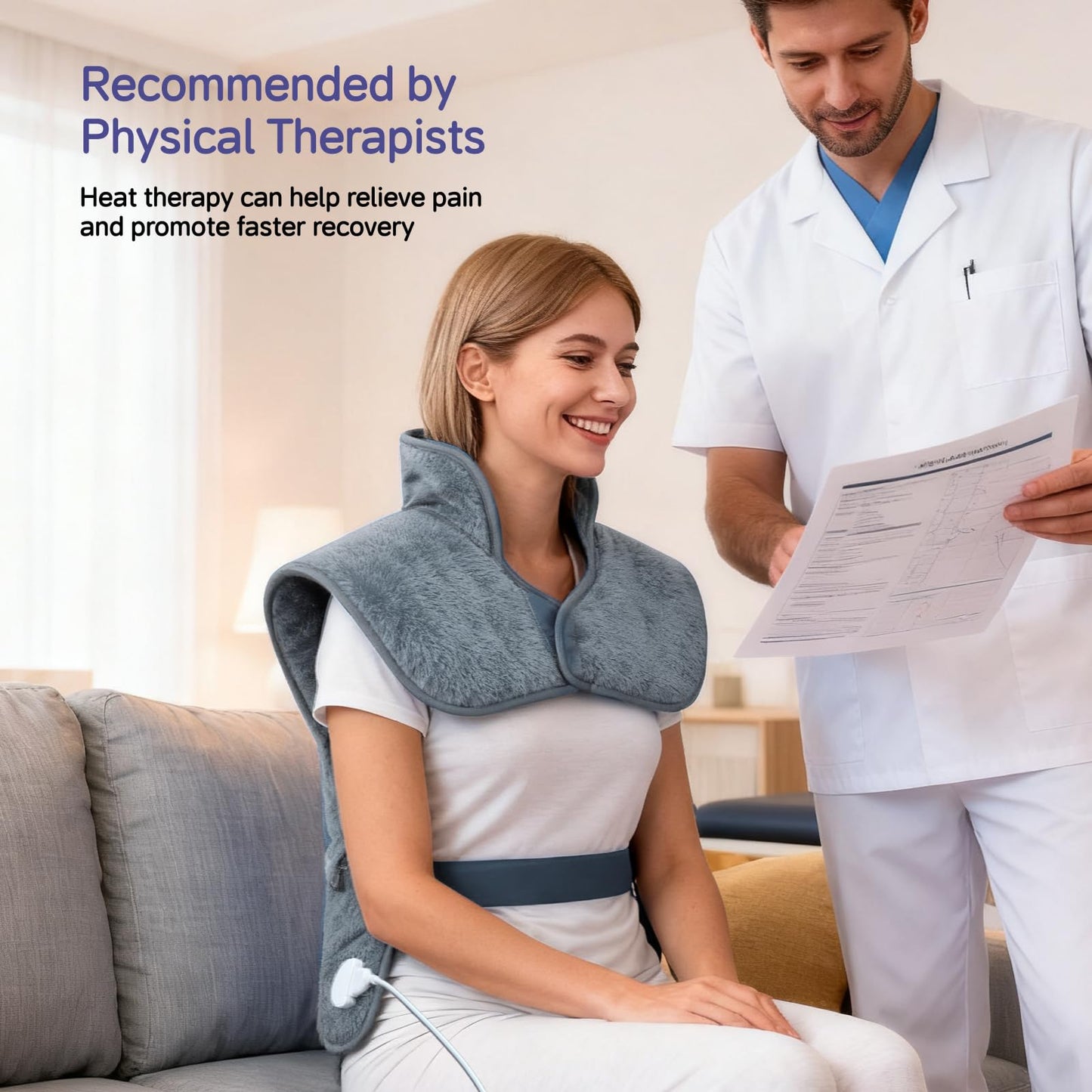 Premium box packaging of the NBKLS imported heating pad suitable for wellness gifting