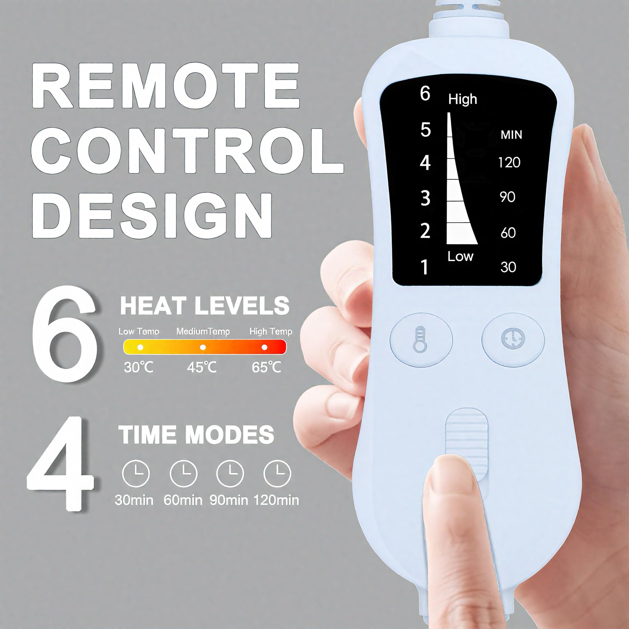 Moist heat therapy option demonstration with subtle water mist application on mat