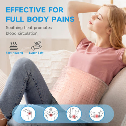 GOTCOZY heating pad digital controller displaying five adjustable heat settings