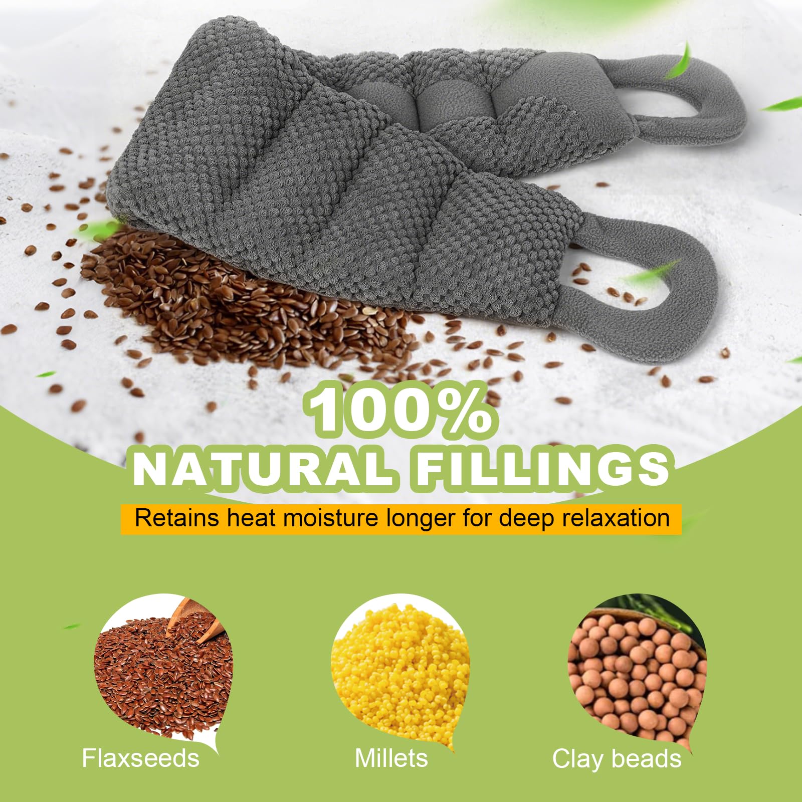 UNCN reusable dual temperature therapy wrap being folded for storage