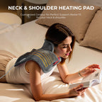 Close up view of the premium micro-glass beads inside the layered weighted heating pad fabric