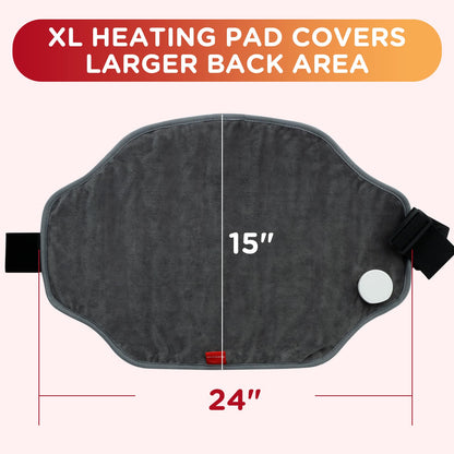 Comfytemp wellness heating pad being prepared for maintenance with controller detached