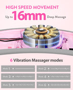Shesangel menstrual belly warmer showing sleek control buttons and compact design profile.