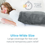 Pure Enrichment extra large electric heating pad with digital hand controller