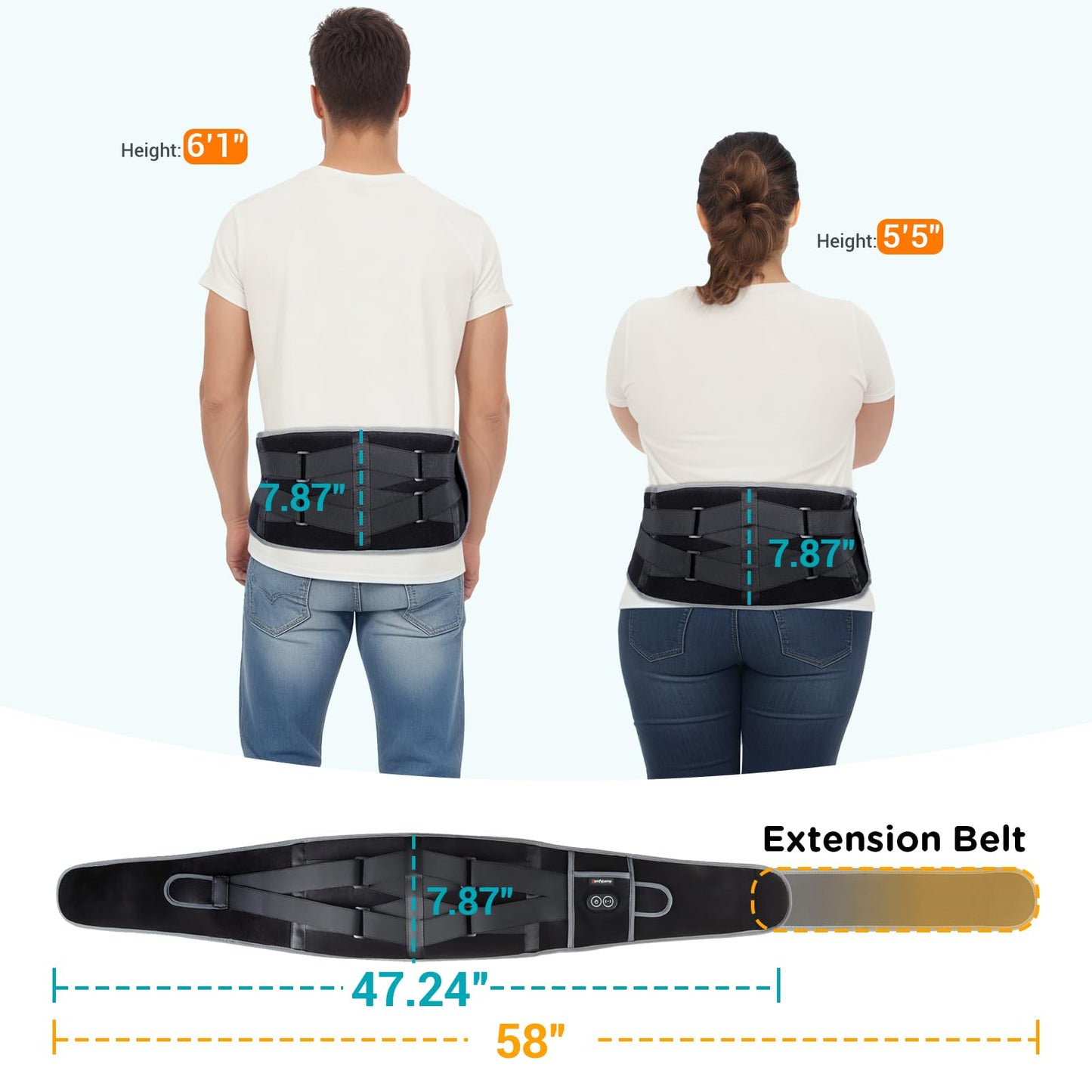 The five thousand milliampere hour rechargeable battery pack included with the Comfytemp cordless pad.