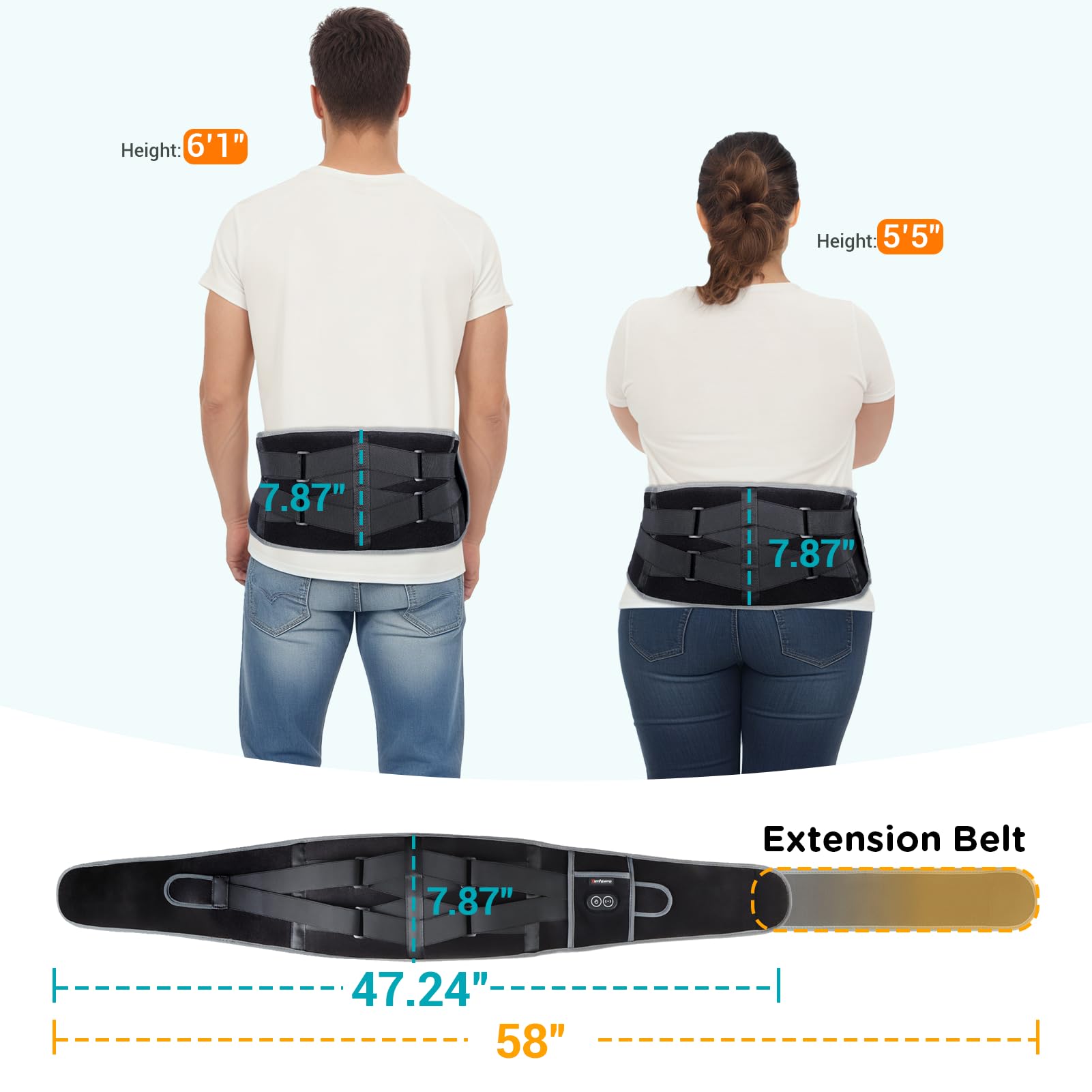 The five thousand milliampere hour rechargeable battery pack included with the Comfytemp cordless pad.