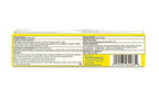 Globe hemorrhoidal treatment packaging illustrating the dual action swelling reduction and itch relief benefits.