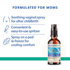 Motherlove postpartum care herbal perineal spray with witch hazel organic ingredients