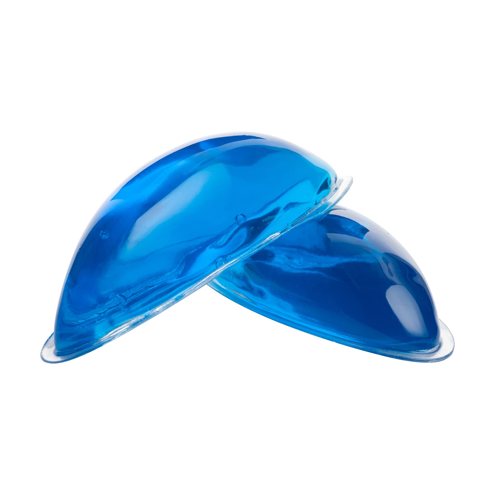 Hemorrwedge cold therapy gel packs showing the flexible silicone material and ergonomic shape for comfortable pain relief