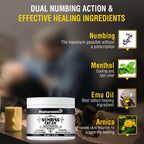 Nupharmisto long lasting topical cream application instructions and warning label details