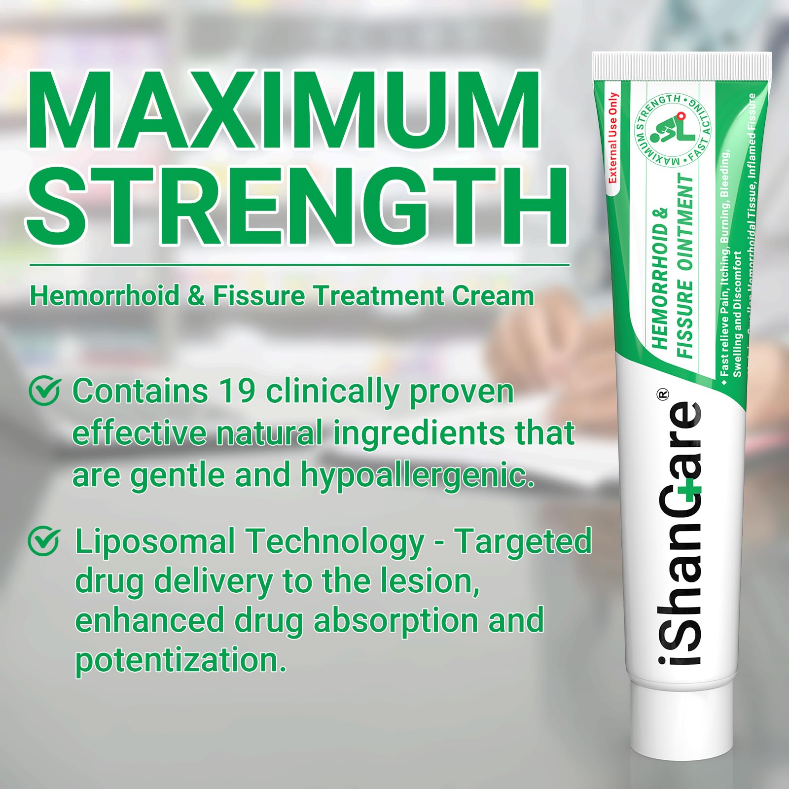Ishancare fissure treatment ointment tube packaging details