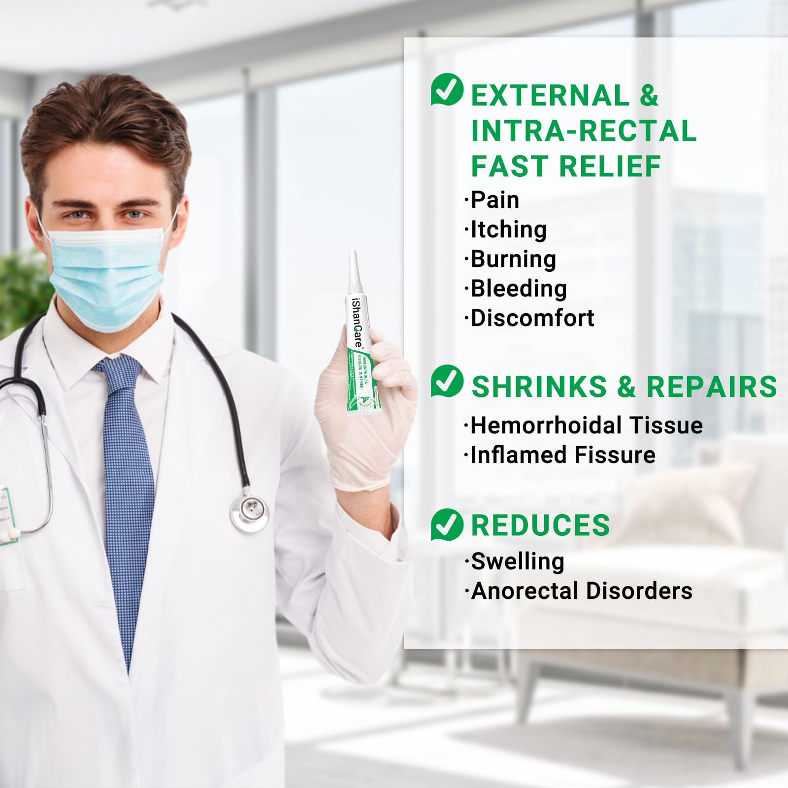Ishancare hemorrhoid and fissure relief formula active ingredients list